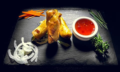 Spring Rolls with Chicken