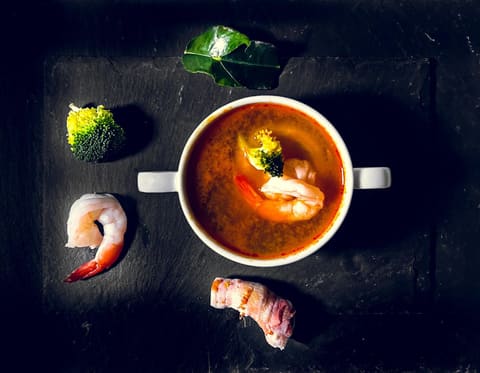 Tom Yum Soup with Shrimp